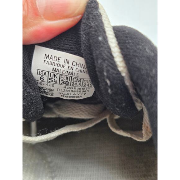 Reebok Galaxy Running Shoes White Leather Suede Sneakers RBK007 Mens 6 - Picture 8 of 8